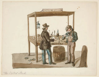 Der Austernstand - Nicolino Calyo — Ansicht des Kunstwerks