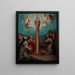 L'Apparition de la Vierge du Pilar à Saint Jacques - Nicolás Enríquez — gerahmtes Bild an der Wand