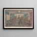 Versammlung zum Wecken in Lemvig - Niels Bjerre — gerahmtes Bild an der Wand