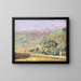 Vue depuis la cour du château à Cagnes - Niels Larsen Stevns — gerahmtes Bild an der Wand