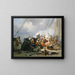 Schlachtschiff - Niels Simonsen — gerahmtes Bild an der Wand