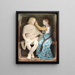 Paar sitzend von Aage und Else - Niels Skovgaard — gerahmtes Bild an der Wand