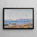 Der Peloponnes aus Megara gesehen - Niels Skovgaard — gerahmtes Bild an der Wand