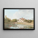 Ansicht des roten Hauses bei Ostermundigen - Niklaus Sprüngli — gerahmtes Bild an der Wand