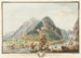 Ansicht des Schlosses und der Brücke von Wimmis auf der Südseite - Niklaus Sprüngli — Ansicht des Kunstwerks