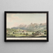 Vue des Bains de Blumenstein - Niklaus Sprüngli — gerahmtes Bild an der Wand