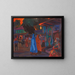 Tachkent bei Nacht - Nikolai Mikhailovich Grigoriev — gerahmtes Bild an der Wand