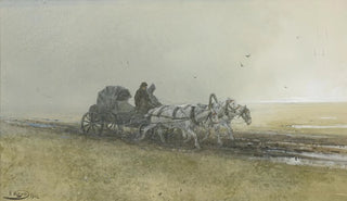 Nikolai Nikolaevich Karazin - Travelers Driving a Troika After the Rain.webp