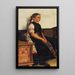 Portrait einer jungen Frau in traditioneller Tracht - Nikolai Vasilievich Haritonoff — gerahmtes Bild an der Wand