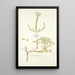 Euphorbia diffusa - Nikolaus Joseph Freiherr von Jacquin — gerahmtes Bild an der Wand