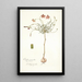 Oxalis versicolor - Nikolaus Joseph Freiherr von Jacquin — gerahmtes Bild an der Wand