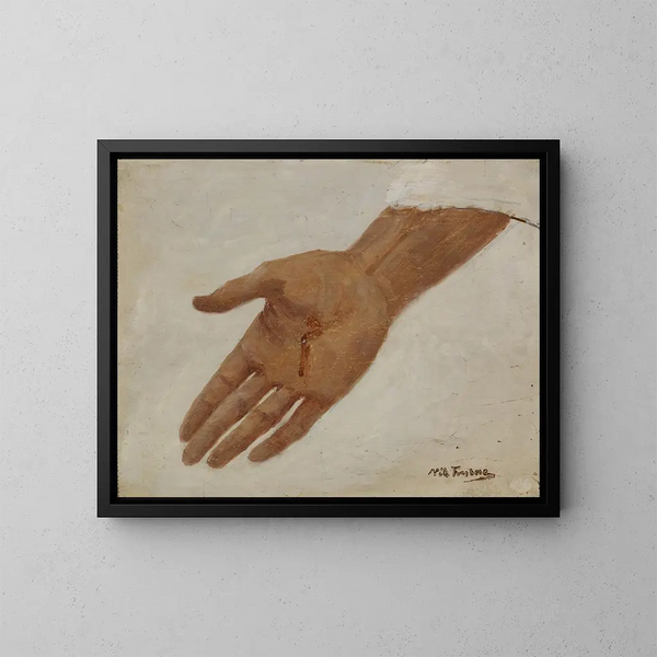 Skizze von Christus - Nils Forsberg — gerahmtes Bild an der Wand