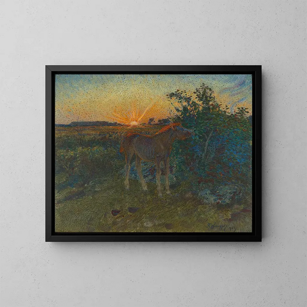 Poulain - Nils Kreuger — gerahmtes Bild an der Wand