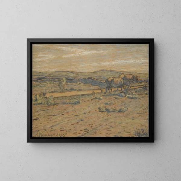 Sur le chemin du retour - Nils Kreuger — gerahmtes Bild an der Wand