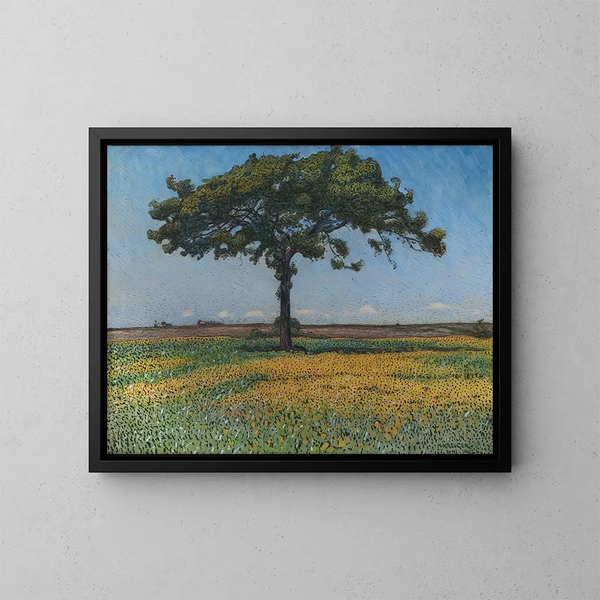 Junges Eichenblatt - Nils Kreuger — gerahmtes Bild an der Wand
