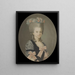 Brita Charlotte Wattrang 1775–1850 - Nils Schillmark — gerahmtes Bild an der Wand