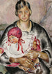 Mutter mit Kind - Nina Aleksandrowicz — Ansicht des Kunstwerks