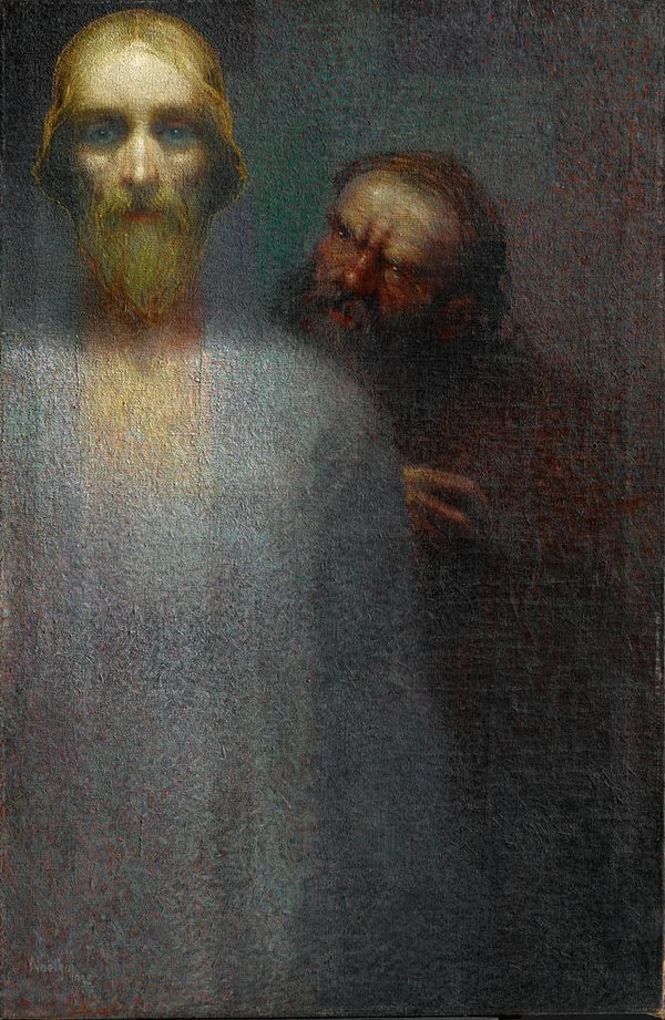 Die Verrat Christi - Noel Quintavalle — gerahmtes Bild an der Wand