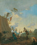 Soldaten im Zeltlager - Norbert Joseph Carl Grund — Ansicht des Kunstwerks