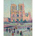 Reproduktion des Gemäldes Notre-Dame de Paris - Maximilien Luce