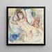 Akt auf einem Sofa - Jules Pascin — gerahmtes Bild an der Wand