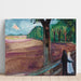 Reproduktion des Gemäldes Sommernacht - Edvard Munch