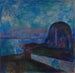 Nachthimmel über der Stadt - Edvard Munch — Ansicht des Kunstwerks