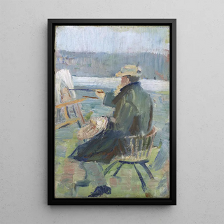 Oda Krohg - Christian Krohg at the Easel.webp