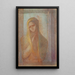 La Souffrance - Odilon Redon — gerahmtes Bild an der Wand