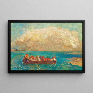 Odilon Redon - La barque aux mes inanimes.webp