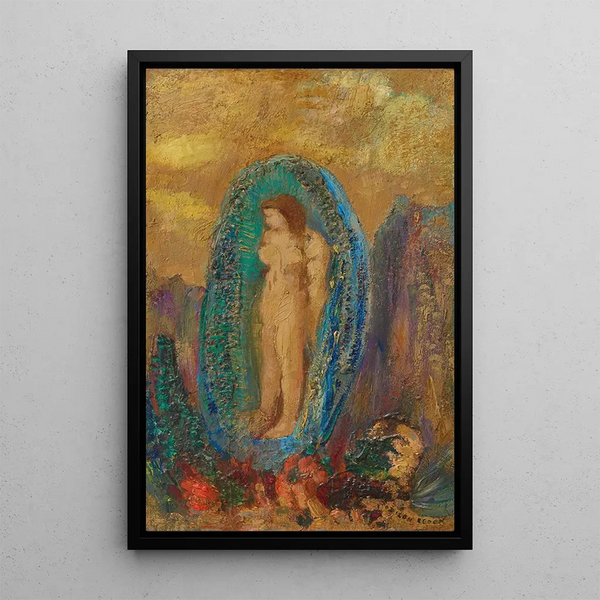 Die Geburt der Venus oder Äufel Aurique - Odilon Redon — gerahmtes Bild an der Wand