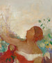 L-Kunstdruck des Gemäldes Der vorbestimmte Junge Ophélie - Odilon Redon — Ansicht des Kunstwerks