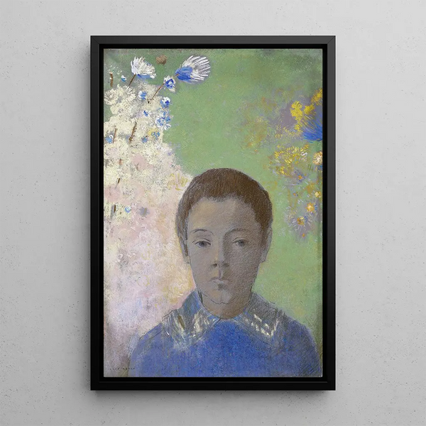Portrait von Ari Redon - Odilon Redon — gerahmtes Bild an der Wand