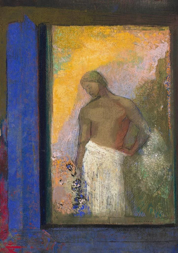 Saint Jean - Odilon Redon — gerahmtes Bild an der Wand
