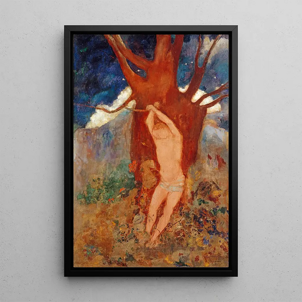 Saint Sébastien - Odilon Redon — gerahmtes Bild an der Wand