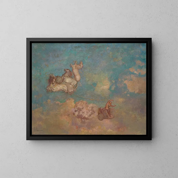 Der Wagen des Apoll - Odilon Redon — gerahmtes Bild an der Wand