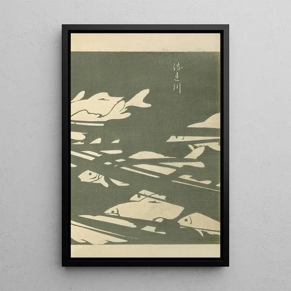 Skizzenbuch und Manga Pl40 - Ogino Issui — gerahmtes Bild an der Wand