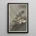 Adler bei der Jagd - Ohara Koson — gerahmtes Bild an der Wand