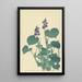 Hosta en fleur - Ohara Koson — gerahmtes Bild an der Wand