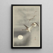 Gänse im Flug - Ohara Koson — gerahmtes Bild an der Wand