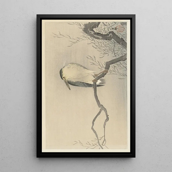Enten auf fantasievoller Ast - Ohara Koson — gerahmtes Bild an der Wand