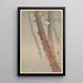 Lierre rouge - Ohara Koson — gerahmtes Bild an der Wand