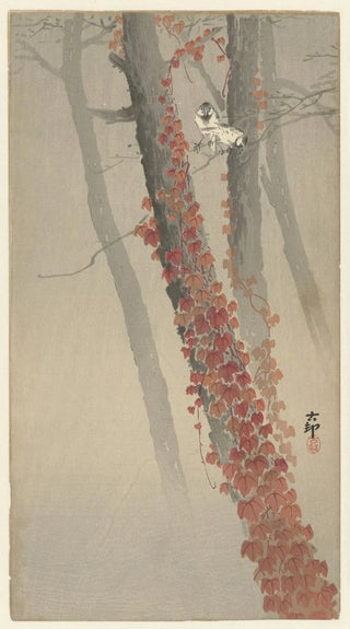 Ohara Koson - Red ivy.webp