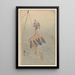 Moineau - Ohara Koson — gerahmtes Bild an der Wand