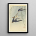 Drei Vögel im Flug - Ohara Koson — gerahmtes Bild an der Wand