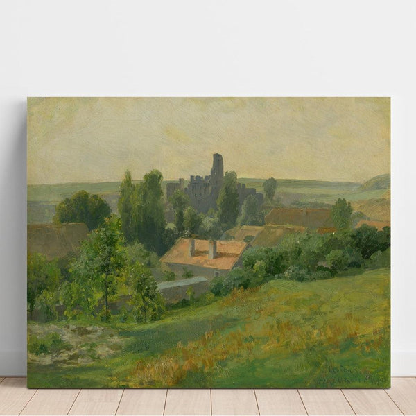 Reproduktion des Gemäldes Okor Castle - Ľudovít Čordák