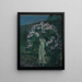 Lilas - Olaf Isaachsen — gerahmtes Bild an der Wand