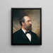 James Garfield - Ole Peter Hansen Balling — gerahmtes Bild an der Wand