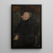 Portrait von Anna Ginzberg - Olga Boznańska — gerahmtes Bild an der Wand