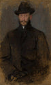Portrait von Antoni Kamieski 1860-1933 Maler - Olga Boznańska — Ansicht des Kunstwerks